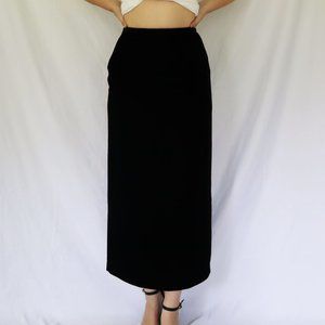 Long Velvet Skirt